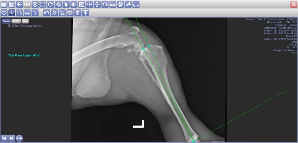 AccuVueCloud TPLO Planning Veterinary Tool Cloud PACS