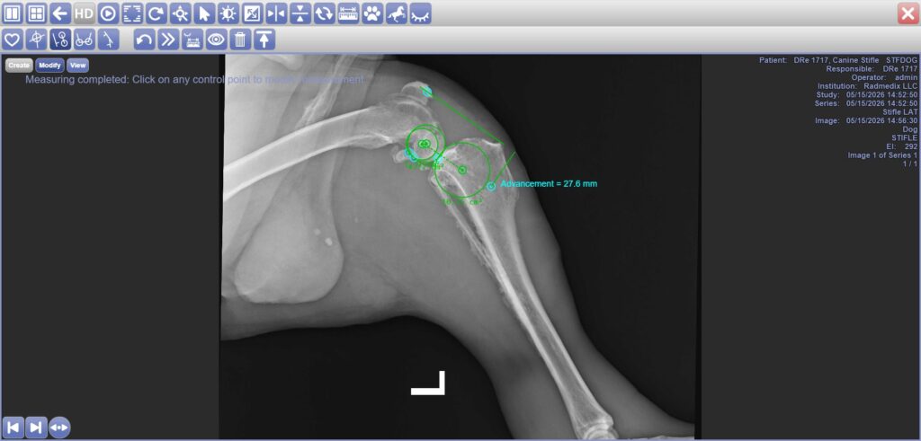 AccuVueCloud TTA Planning Veterinary Tool Cloud PACS