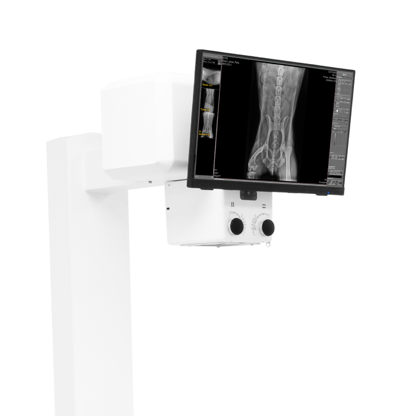 Acuity VDR-S Veterinary X-Ray Machine Touchscreen