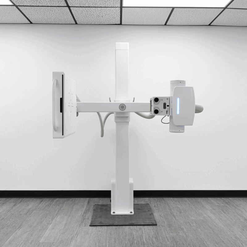 Acuity CDR Chiropractic X-Ray Machine Rotation