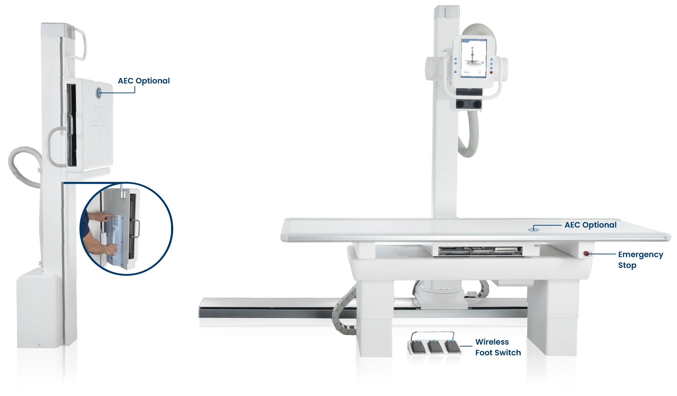Acuity FDR+ Floor Mount X-Ray Machine